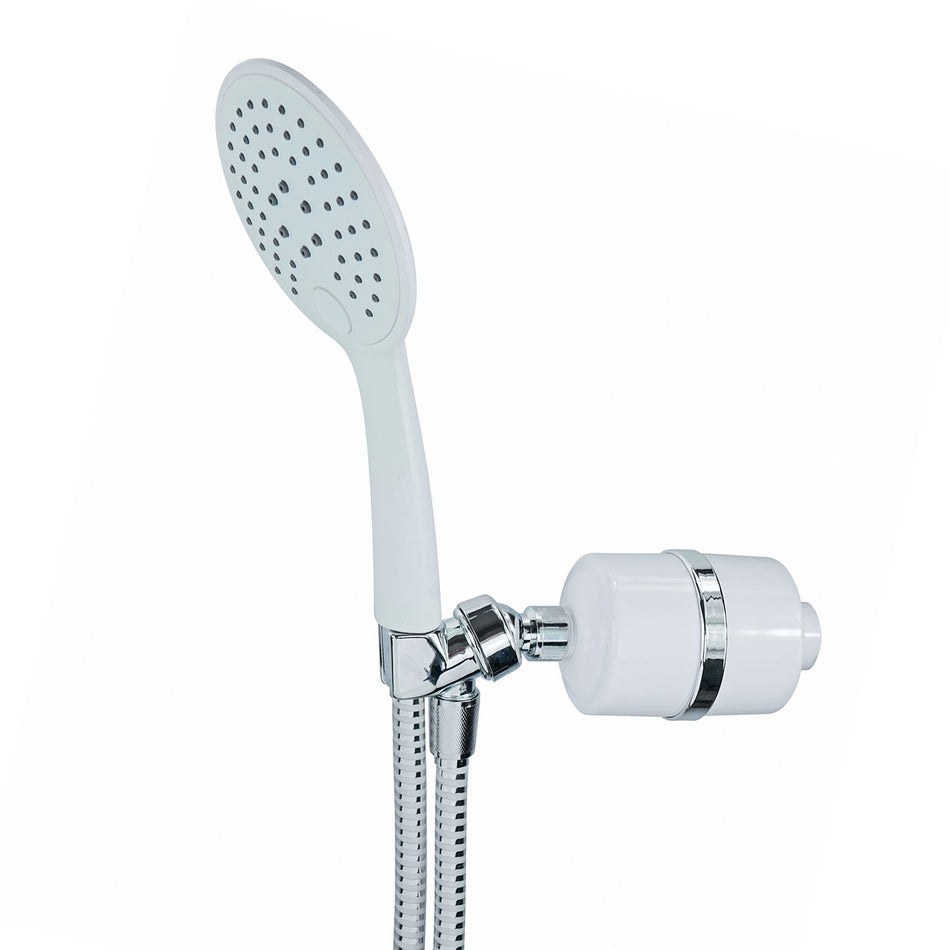 Handheld Shower Filter White